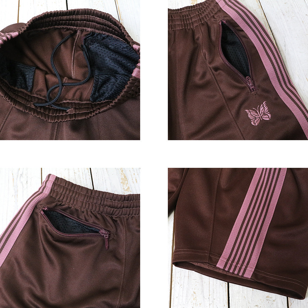 Needles : H.D. Track Pant-Poly Smooth (Brown)