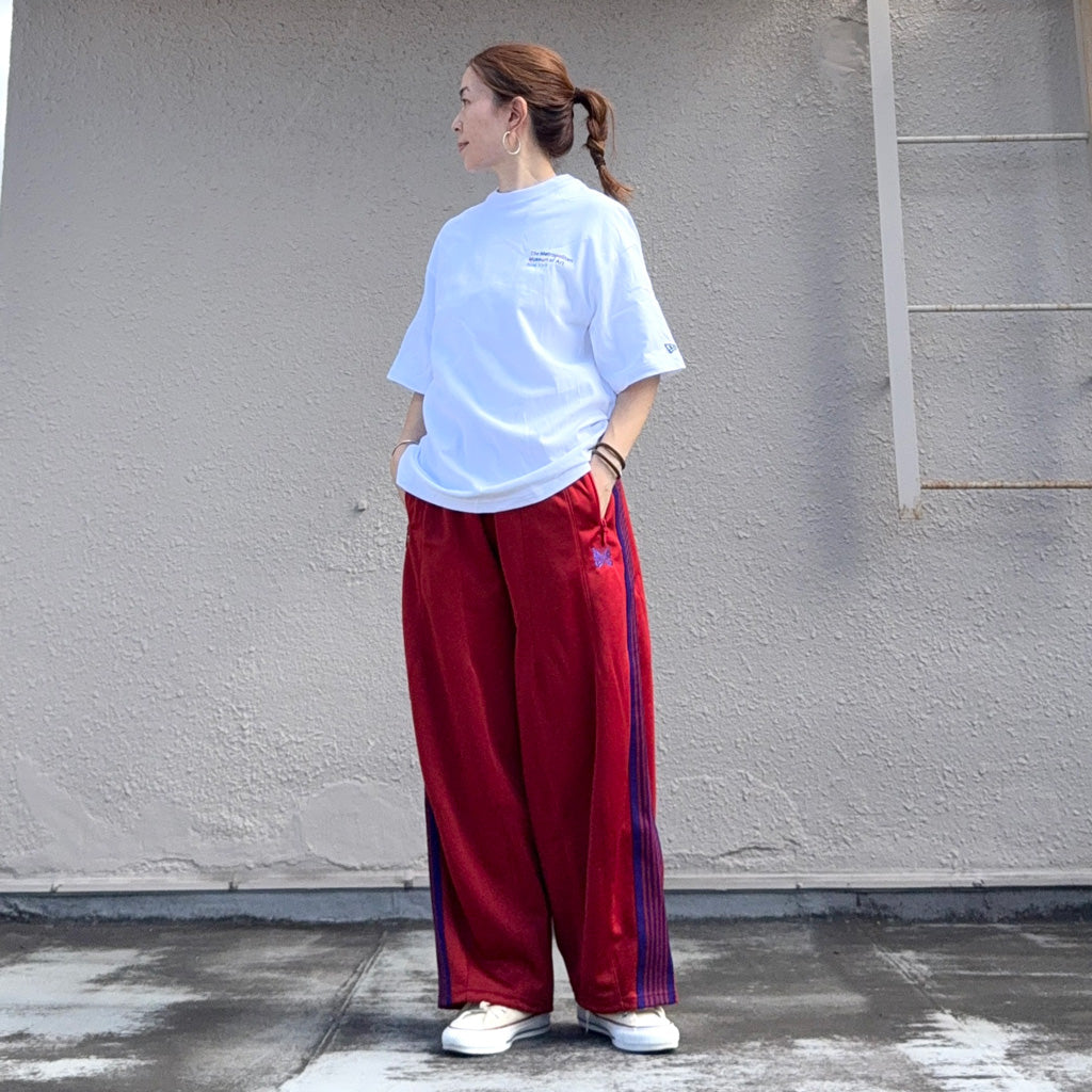 Needles : H.D. Track Pant-Poly Smooth (Red)