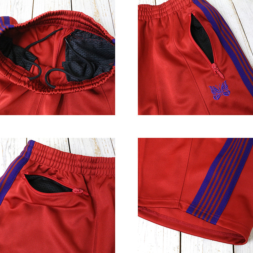 Needles : H.D. Track Pant-Poly Smooth (Red)