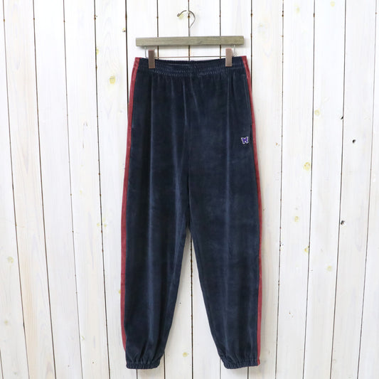 Needles : Side Line Sweat Pant-C/PE Velour (Navy)