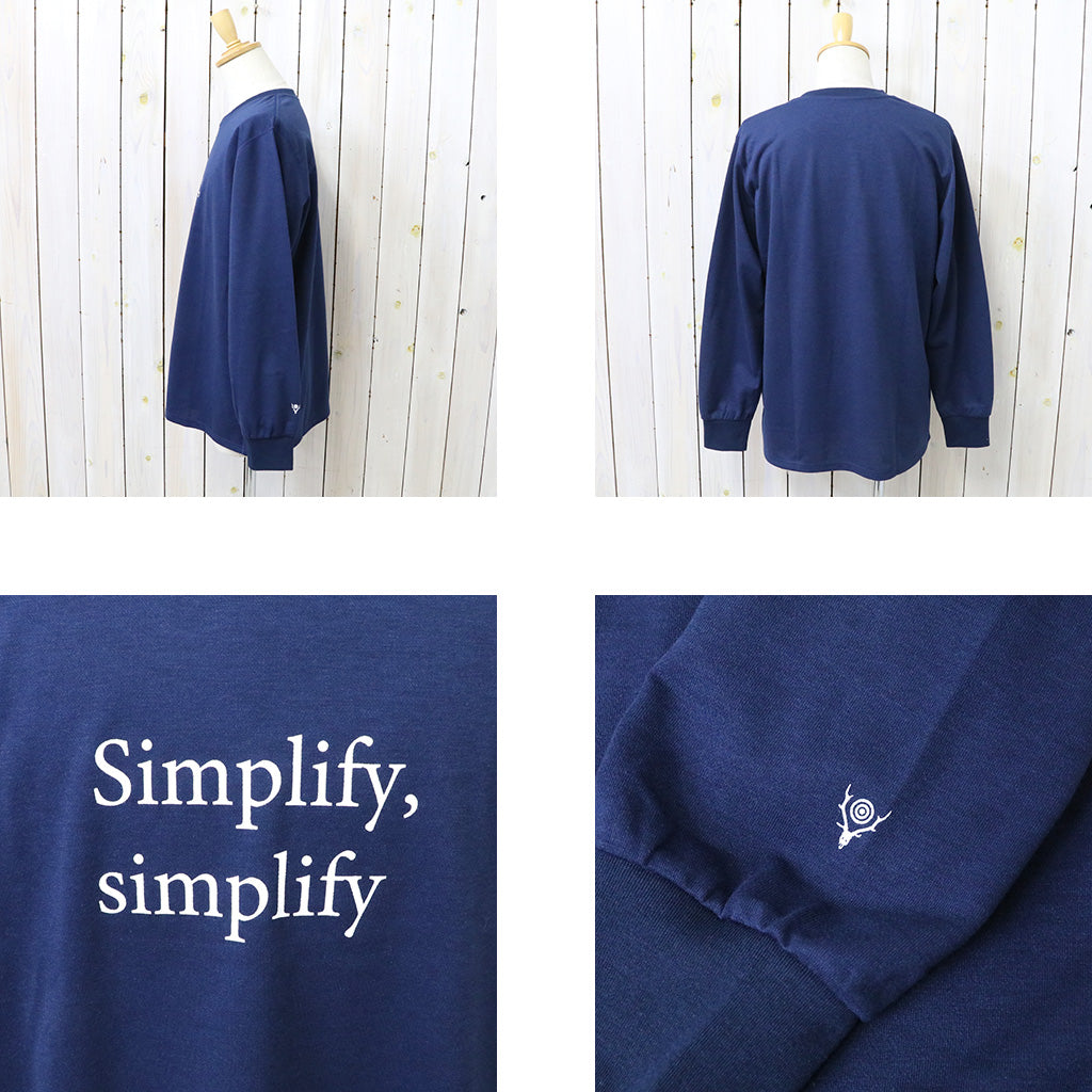 SOUTH2 WEST8 : L/S Crew Neck Tee-Simplify,simplify – Reggieshop