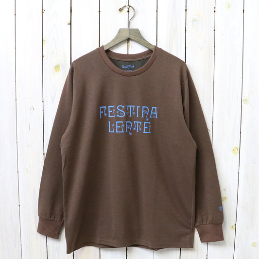 SOUTH2 WEST8 : L/S Crew Neck Tee-FESTINA LENTE