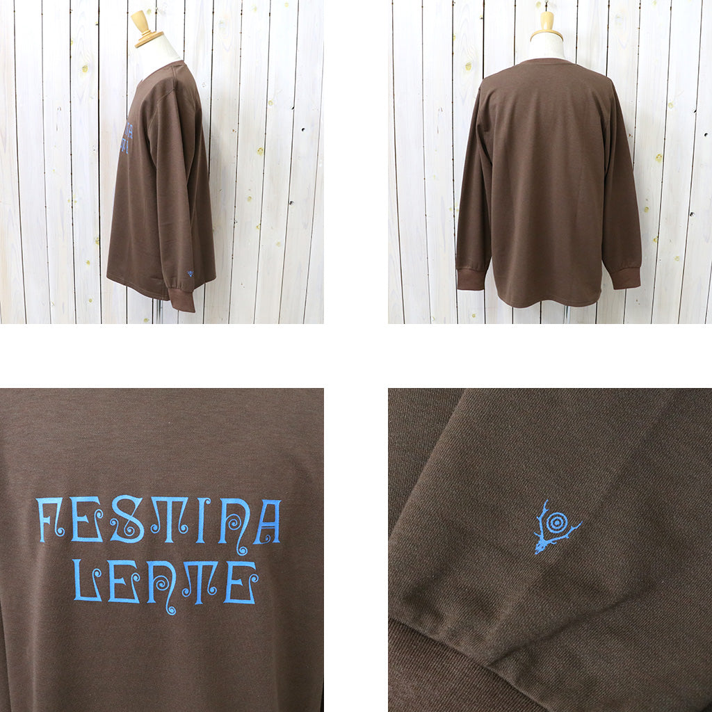 SOUTH2 WEST8 : L/S Crew Neck Tee-FESTINA LENTE