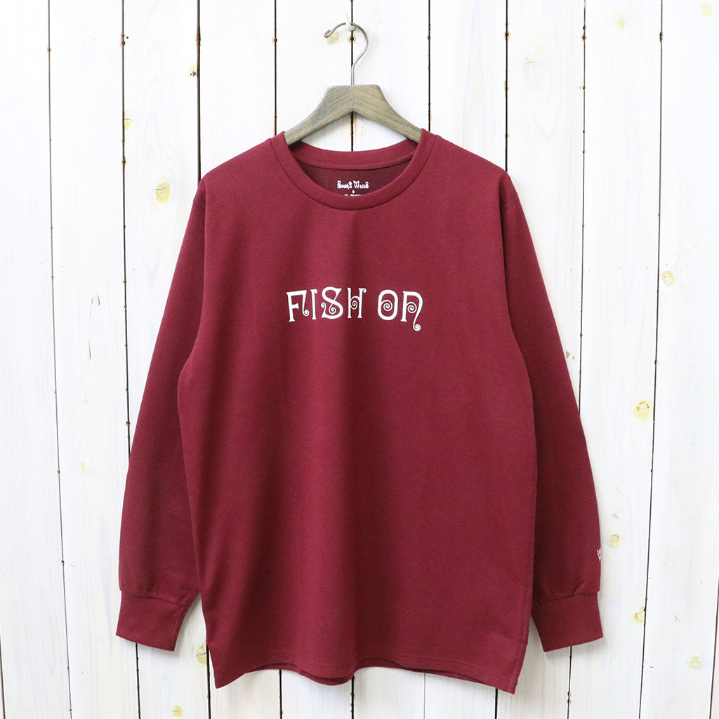 SOUTH2 WEST8 : L/S Crew Neck Tee-FISH ON