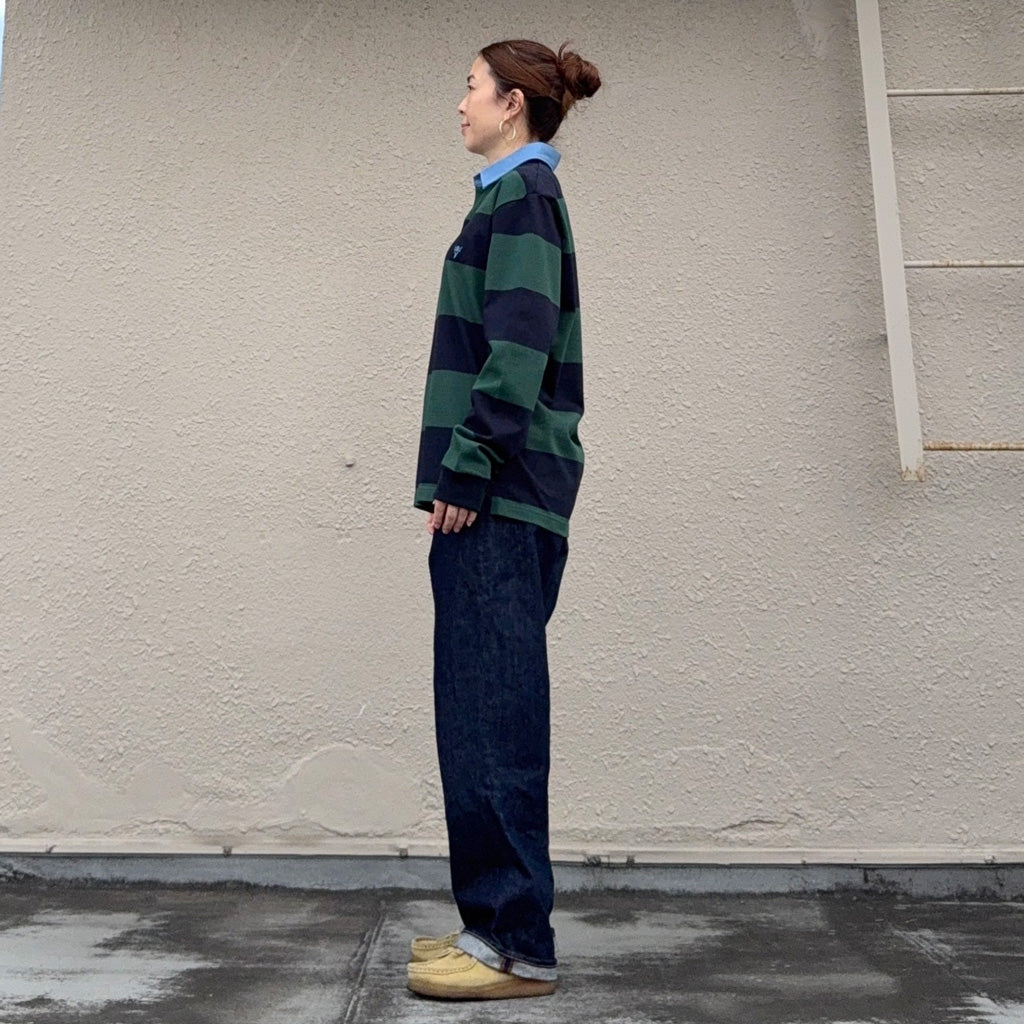 SOUTH2 WEST8 : Rugger Shirt-Cotton Plainstitch (Navy)