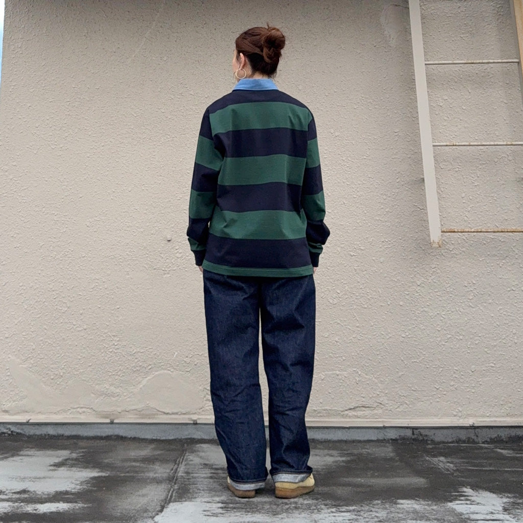 SOUTH2 WEST8 : Rugger Shirt-Cotton Plainstitch (Navy)