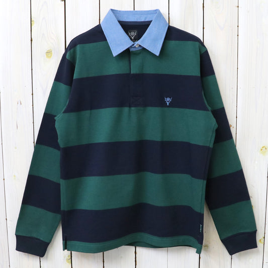 SOUTH2 WEST8 : Rugger Shirt-Cotton Plainstitch (Navy)