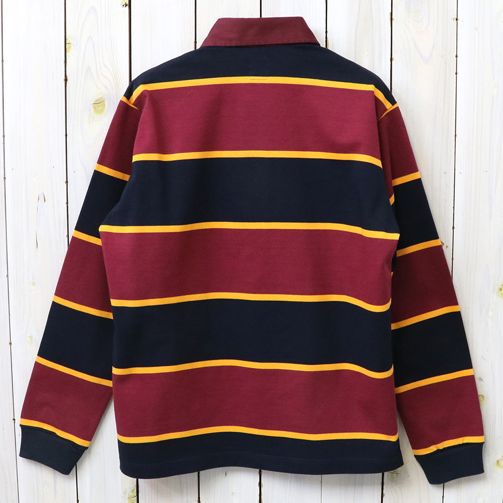 SOUTH2 WEST8 : Rugger Shirt-Cotton Plainstitch (Burgundy)