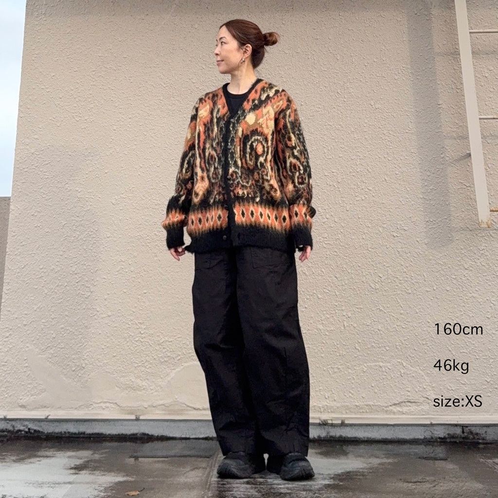 Needles (ニードルズ) : Mohair Cardigan-Paisley (Black) – Reggieshop