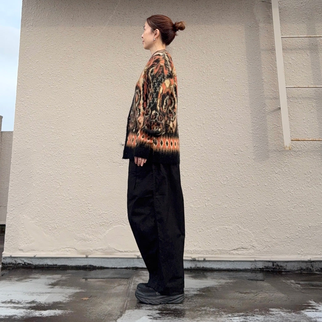 Needles : Mohair Cardigan-Paisley (Black)