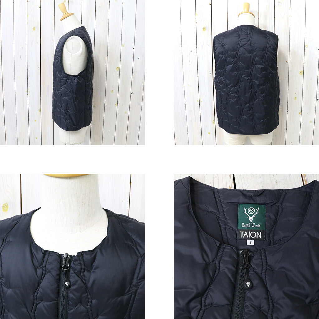 SOUTH2 WEST8xTAION : Inner Down Vest (Black)