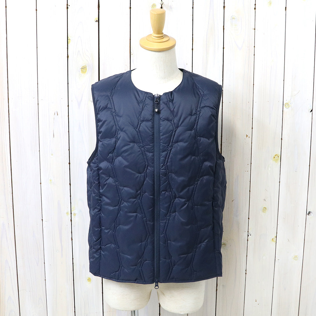 SOUTH2 WEST8xTAION (サウス2 ウェスト8) : Inner Down Vest (Navy
