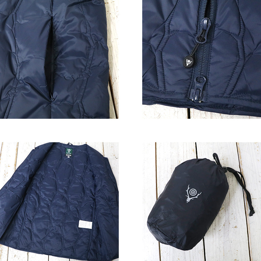 SOUTH2 WEST8xTAION : Inner Down Vest (Navy)