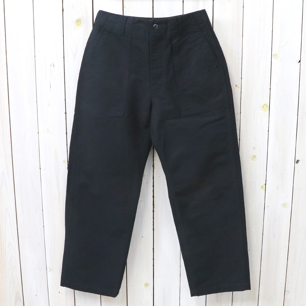 ENGINEERED GARMENTS : Fatigue Pant-Cotton Double Cloth (Black)