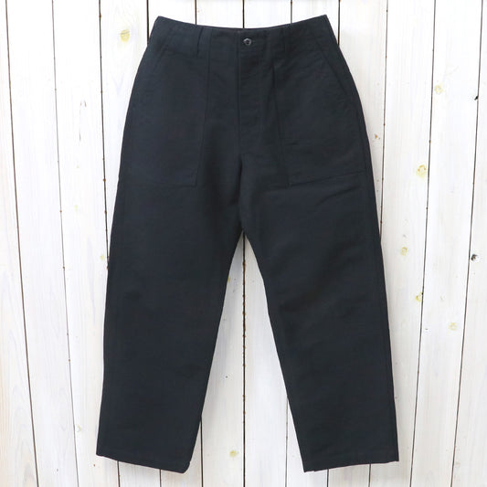 ENGINEERED GARMENTS : Fatigue Pant-Cotton Double Cloth (Black)