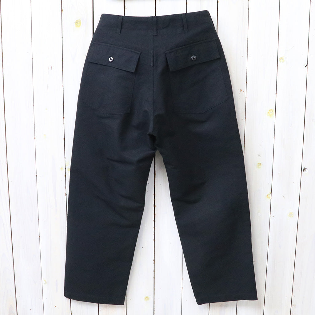 ENGINEERED GARMENTS : Fatigue Pant-Cotton Double Cloth (Black)
