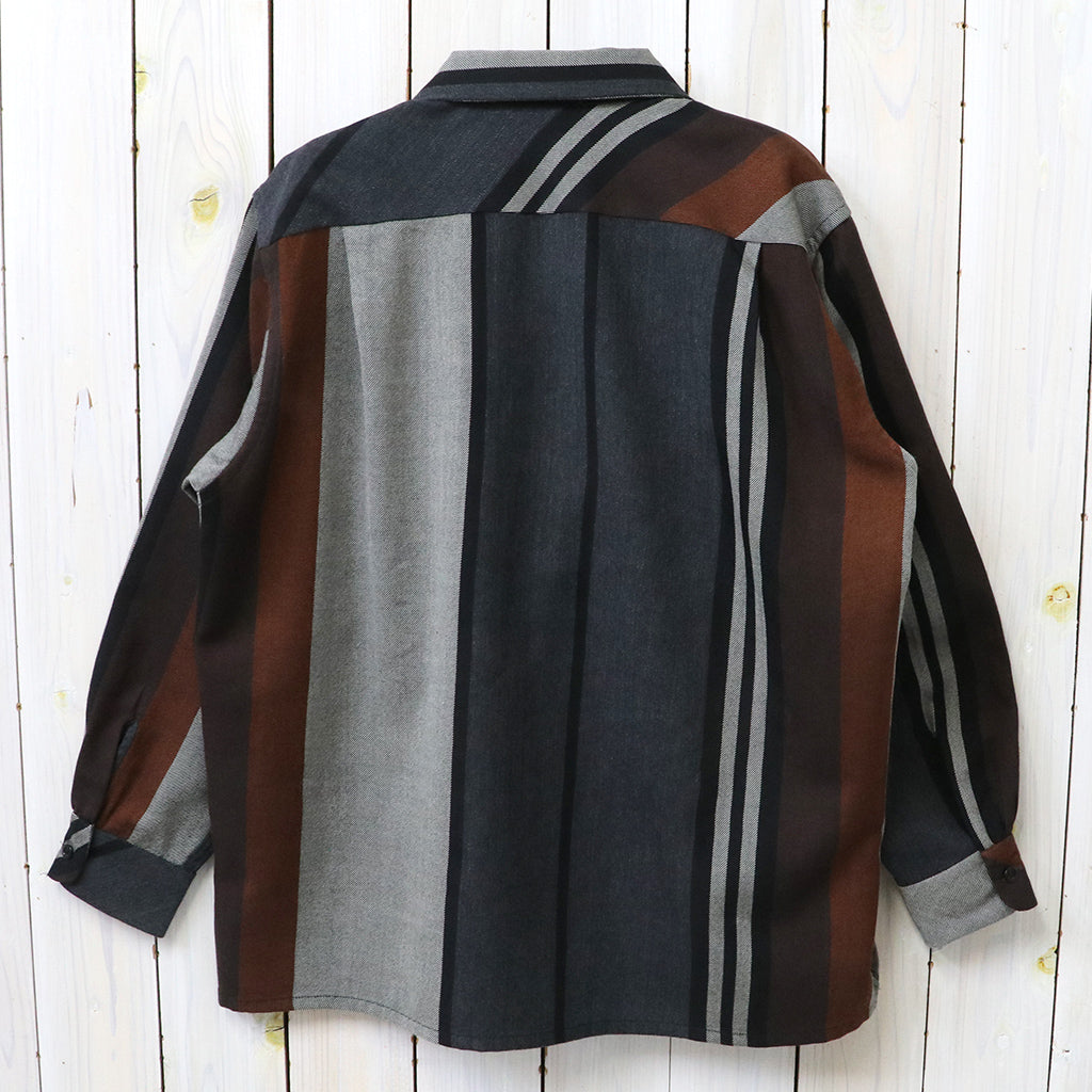 【SALE50%OFF】ENGINEERED GARMENTS : Classic Shirt-Wide Stripe Worsted Wool