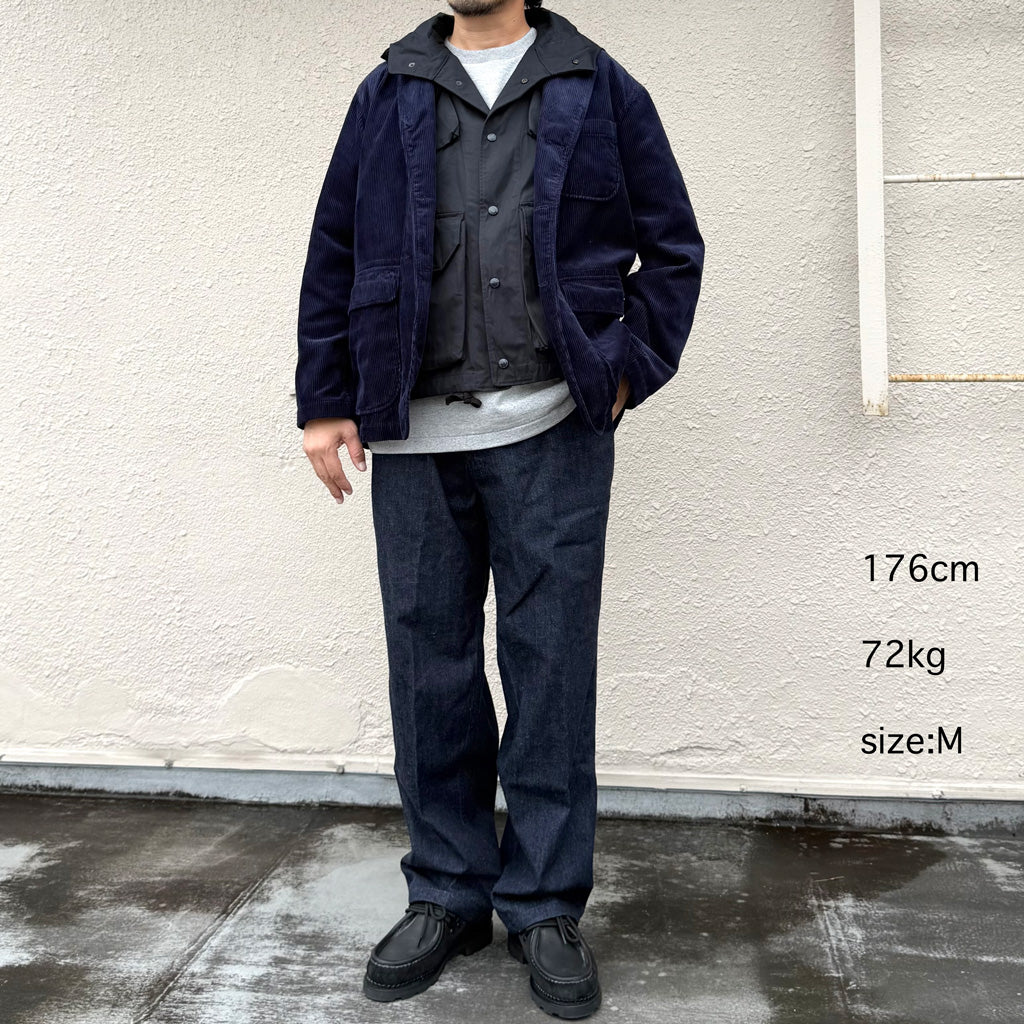 ENGINEERED GARMENTS : Loiter Jacket-8W Corduroy (Dk.Navy)