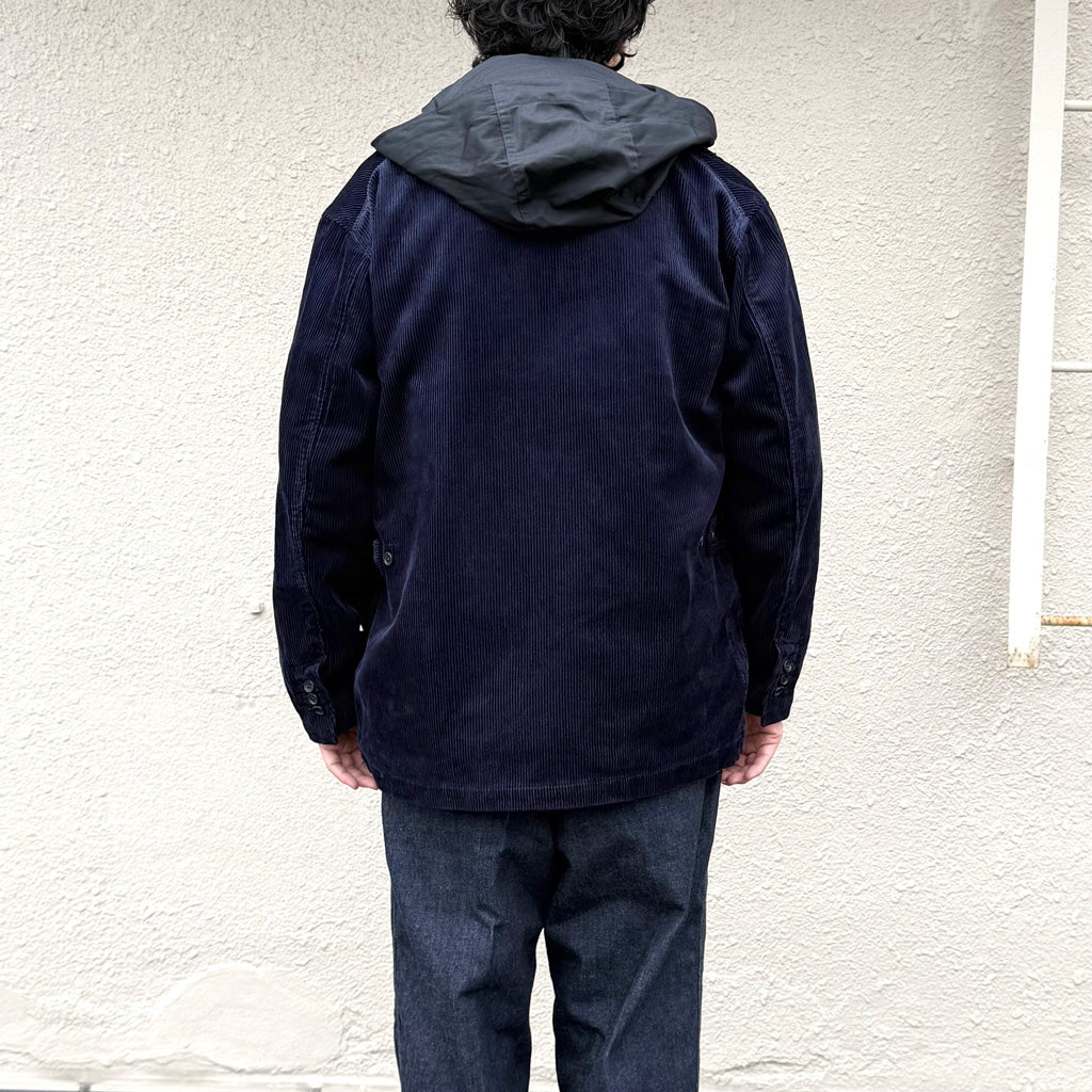 ENGINEERED GARMENTS : Loiter Jacket-8W Corduroy (Dk.Navy)