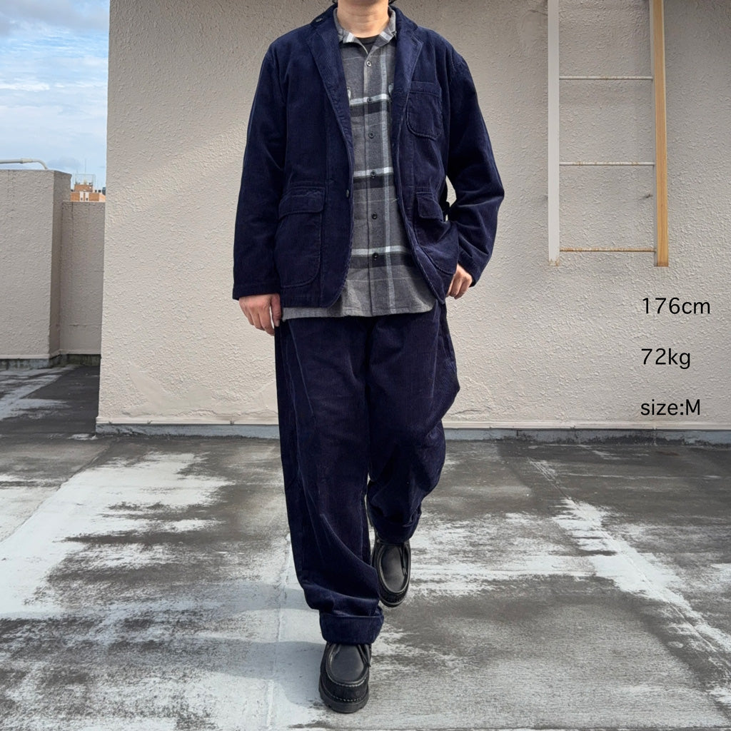 ENGINEERED GARMENTS : Loiter Jacket-8W Corduroy (Dk.Navy)