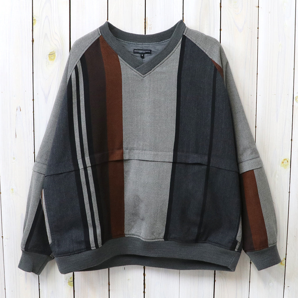 ENGINEERED GARMENTS : Wind Pull-Wide Stripe Worsted Wool