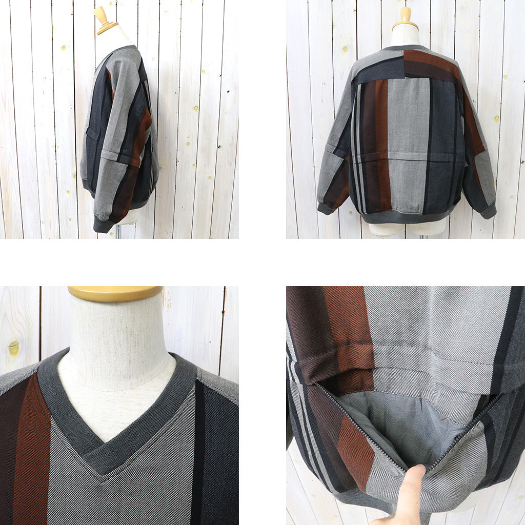 ENGINEERED GARMENTS : Wind Pull-Wide Stripe Worsted Wool