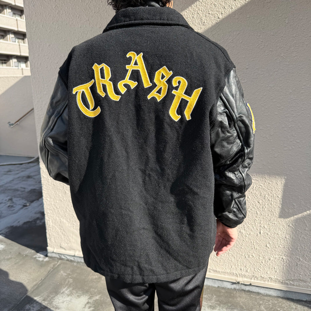 Needles : Lettered Coat-Wool Melton (Black)