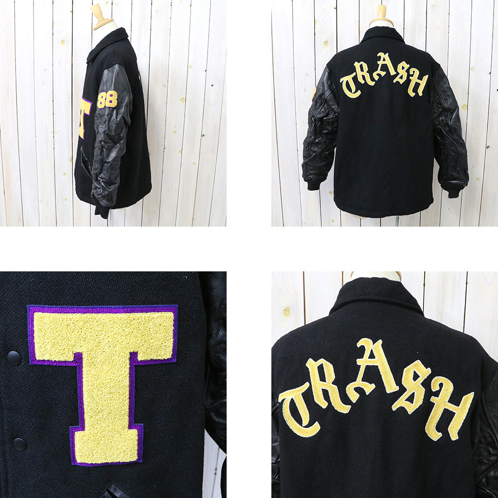 Needles : Lettered Coat-Wool Melton (Black)