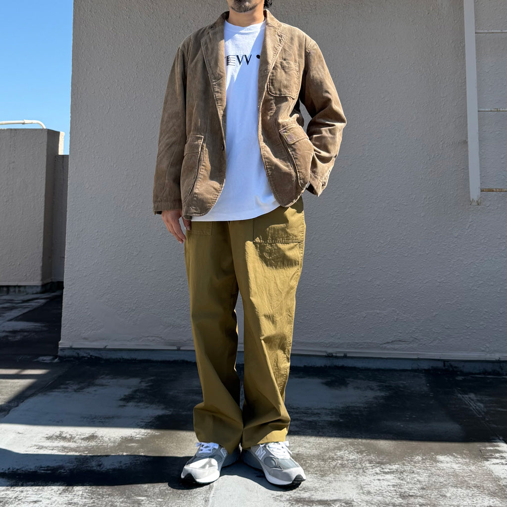 ENGINEERED GARMENTS : Loiter Jacket-8W Corduroy (Khaki)