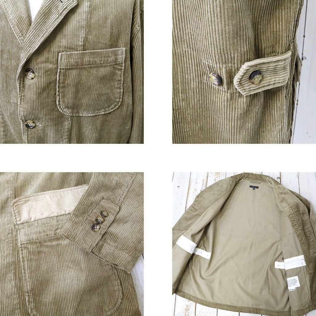 ENGINEERED GARMENTS : Loiter Jacket-8W Corduroy (Khaki)