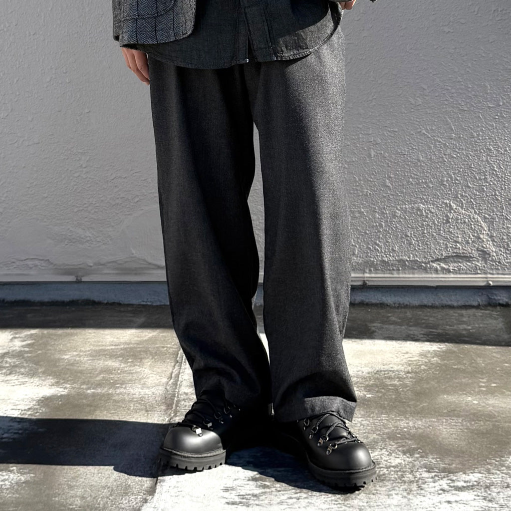 ENGINEERED GARMENTS : Officer Pant-High Count Worsted Wool (Charcoal)