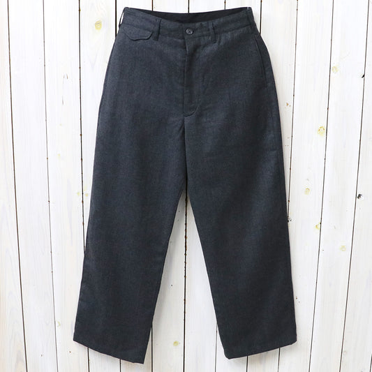 ENGINEERED GARMENTS : Officer Pant-High Count Worsted Wool (Charcoal)