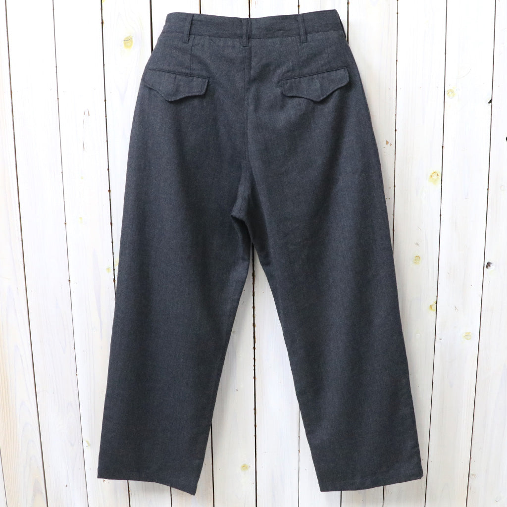 ENGINEERED GARMENTS : Officer Pant-High Count Worsted Wool (Charcoal)
