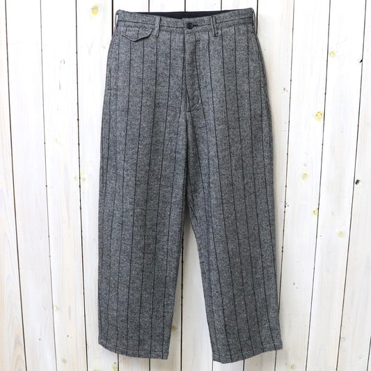 ENGINEERED GARMENTS : Officer Pant-Wool Striped HB (Dk.Grey)
