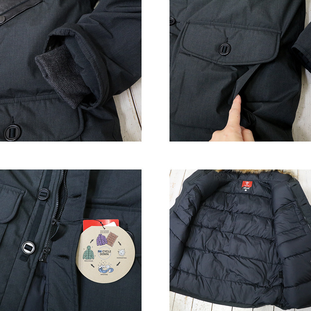 SOUTH2 WEST8xNanga : Tenkara Down Jacket-HINOC (Black)