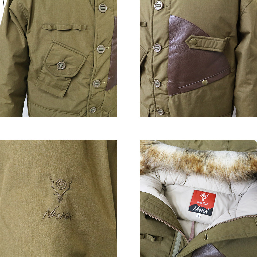 SOUTH2 WEST8xNanga : Tenkara Down Jacket-HINOC (Coyote)