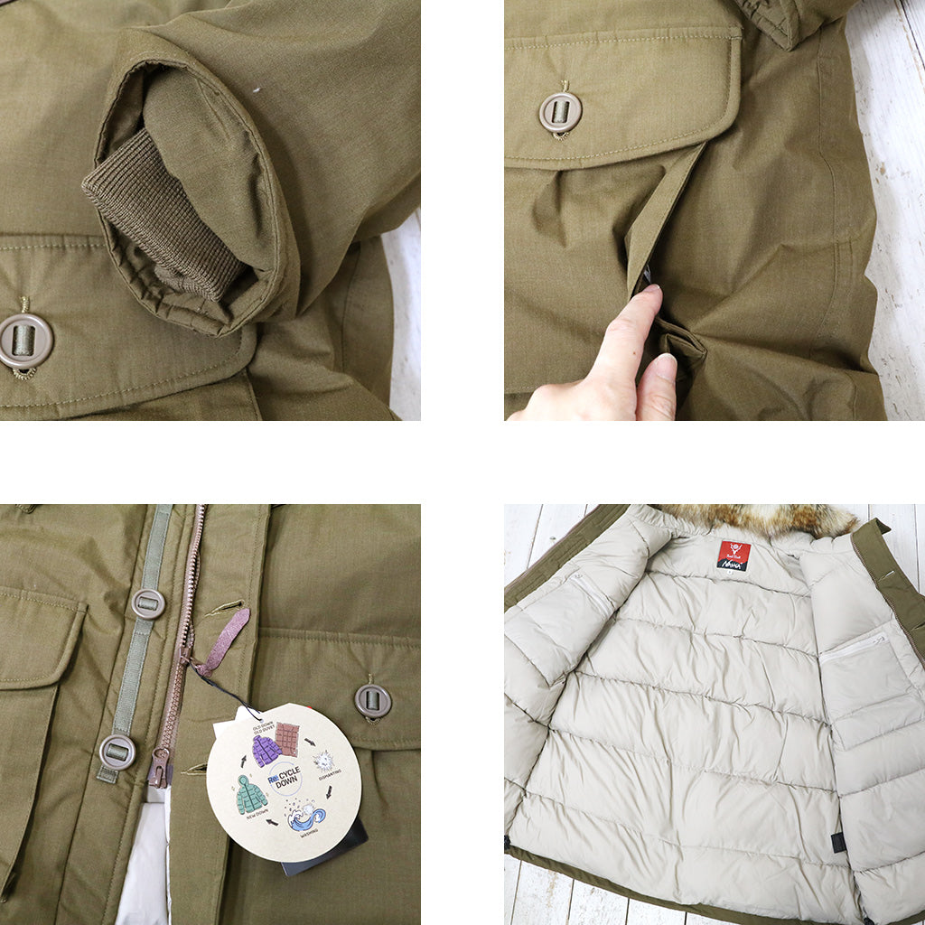 SOUTH2 WEST8xNanga : Tenkara Down Jacket-HINOC (Coyote)