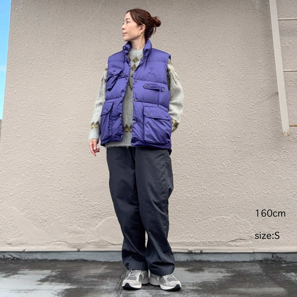 SOUTH2 WEST8xNanga : River Trek Down Vest-PE Ripstop (Purple)