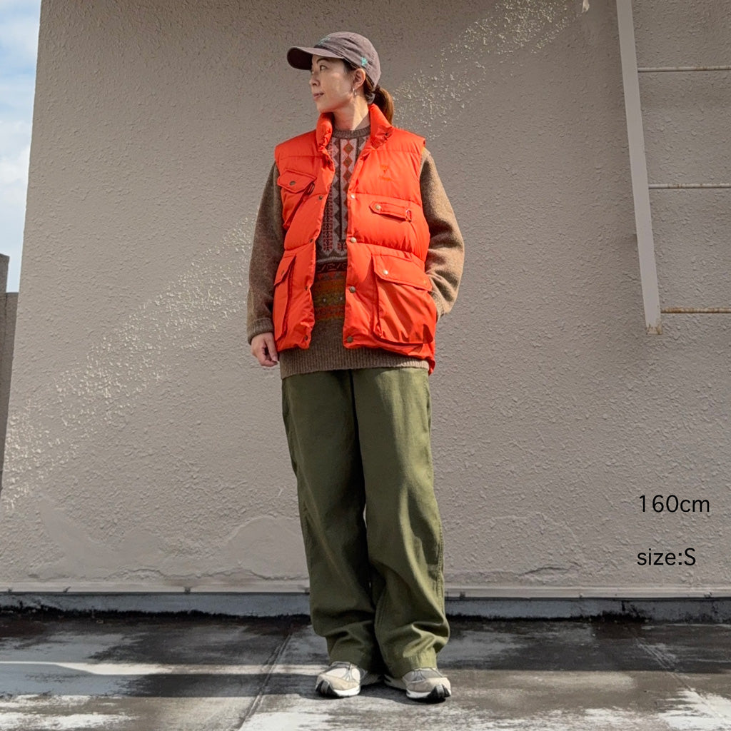 SOUTH2 WEST8xNanga : River Trek Down Vest-PE Ripstop (Orange)