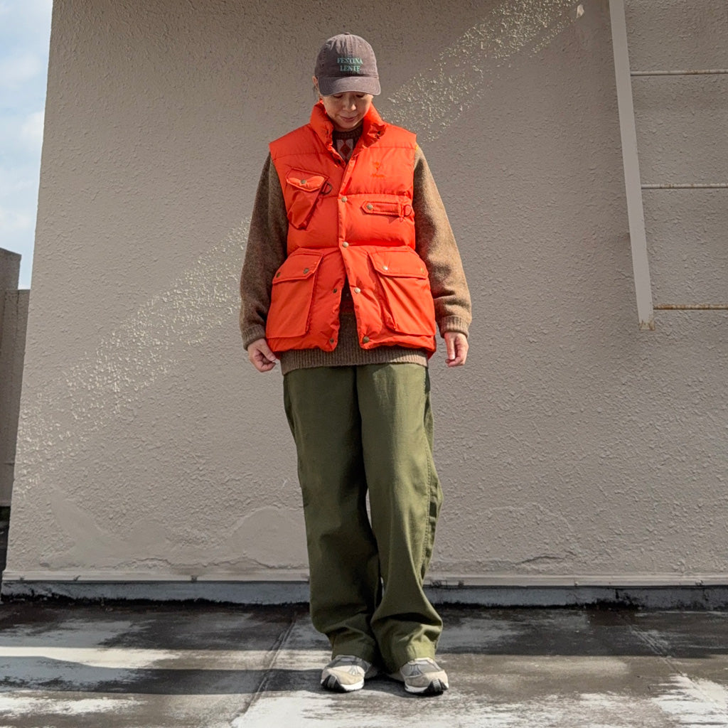 SOUTH2 WEST8xNanga : River Trek Down Vest-PE Ripstop (Orange)