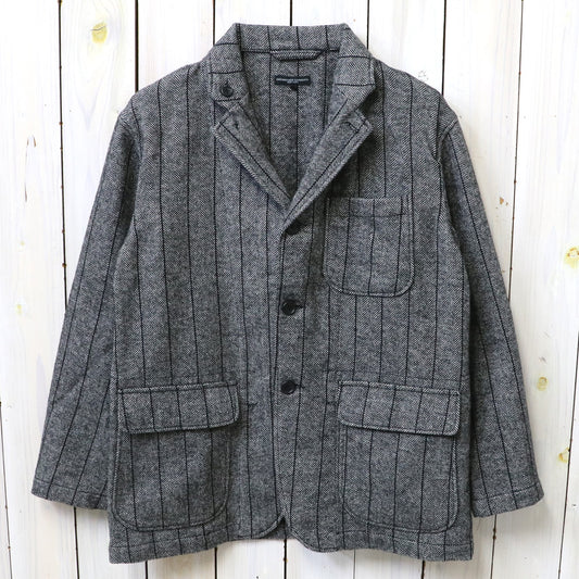 ENGINEERED GARMENTS : Loiter Jacket-Wool Striped HB (Dk.Grey)