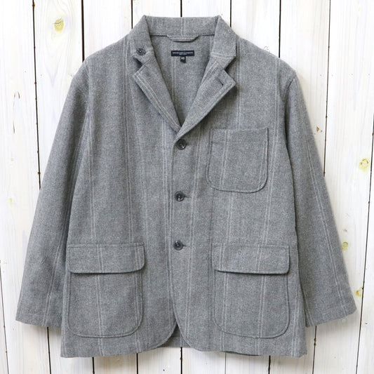 ENGINEERED GARMENTS : Loiter Jacket-Wool Striped HB (Lt.Grey)