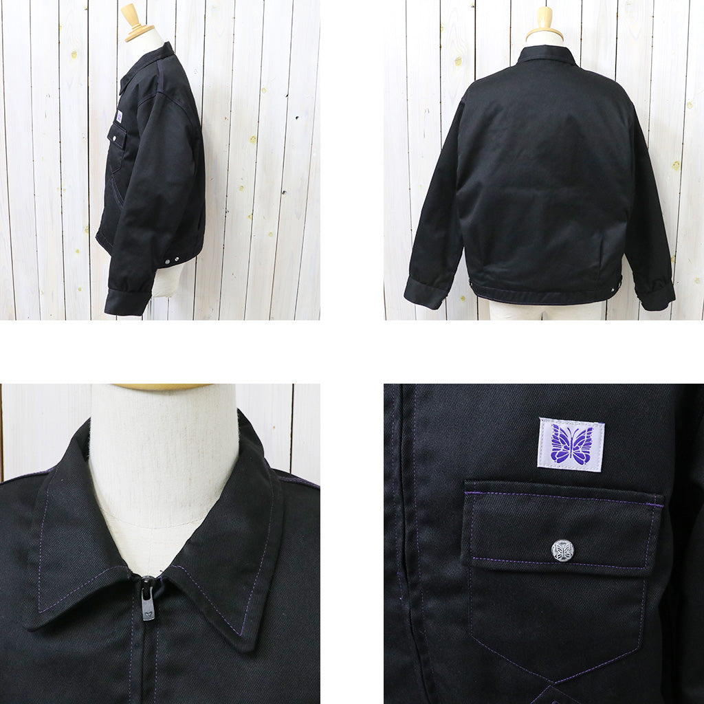 Needles : Work Jacket-PE/C Twill (Black)