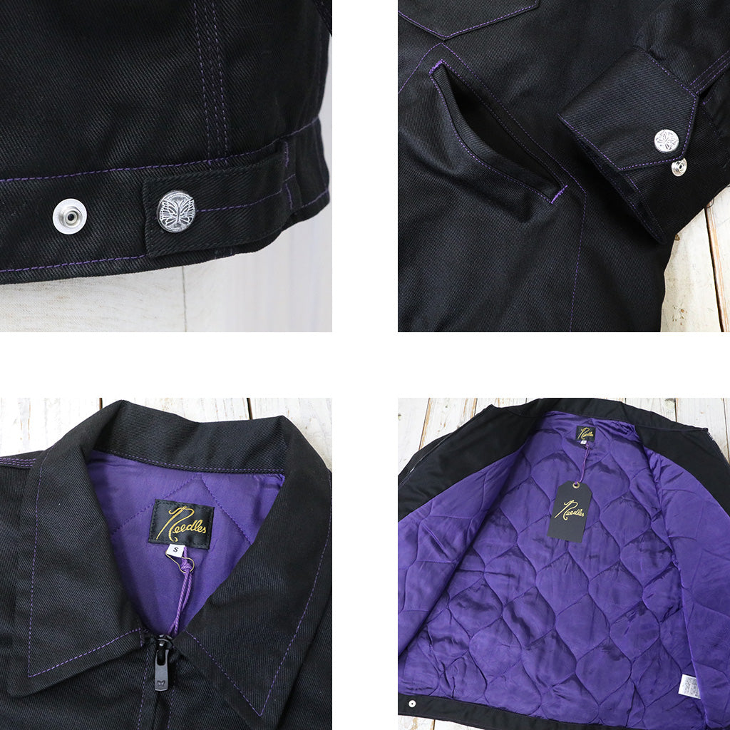 Needles (ニードルズ) : Work Jacket-PE/C Twill (Black) – Reggieshop