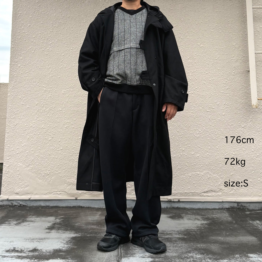 ENGINEERED GARMENTS : Knit Leisure Pant-Polyester Fleece (Black)