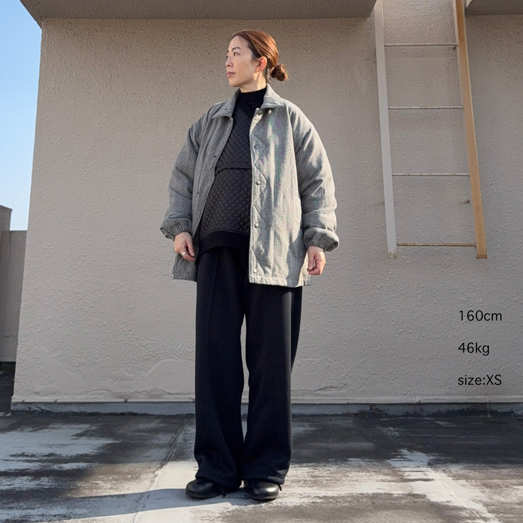 ENGINEERED GARMENTS : Knit Leisure Pant-Polyester Fleece (Black)