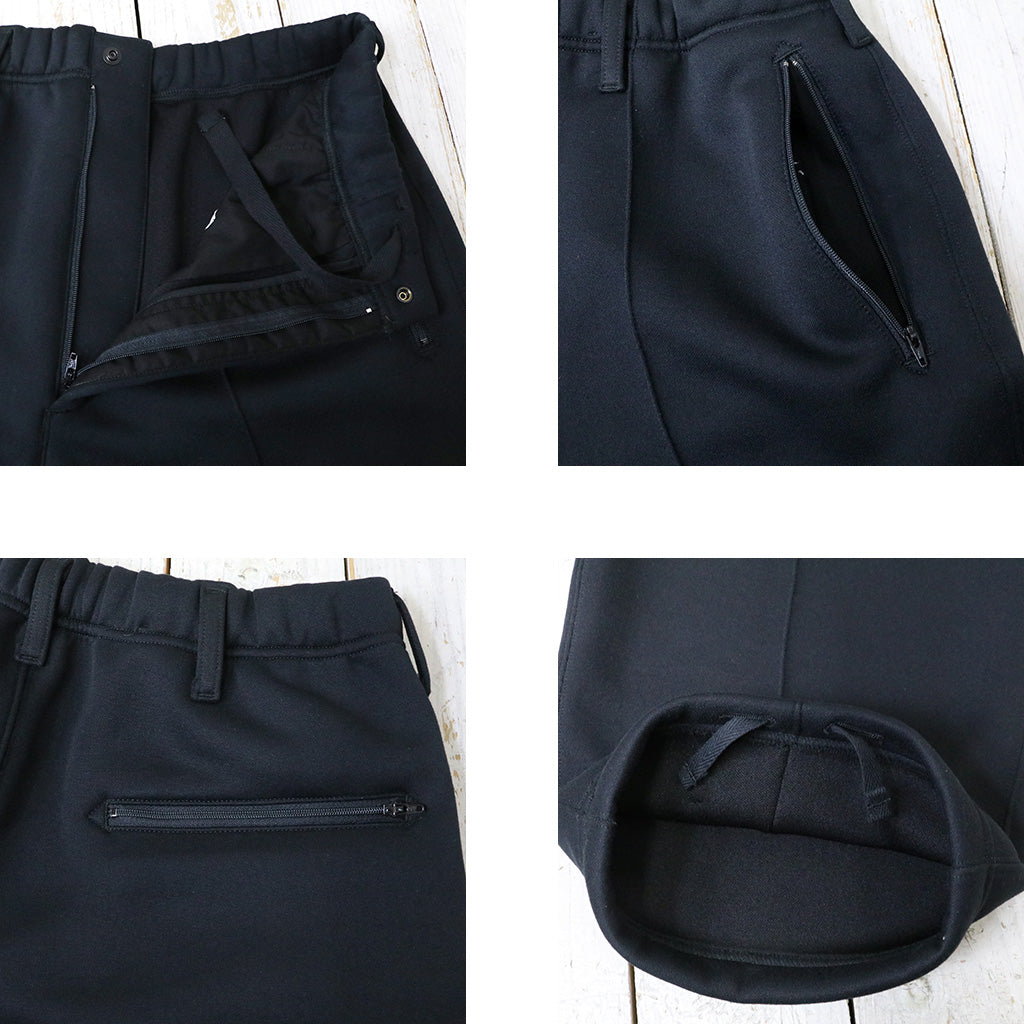 ENGINEERED GARMENTS : Knit Leisure Pant-Polyester Fleece (Black)