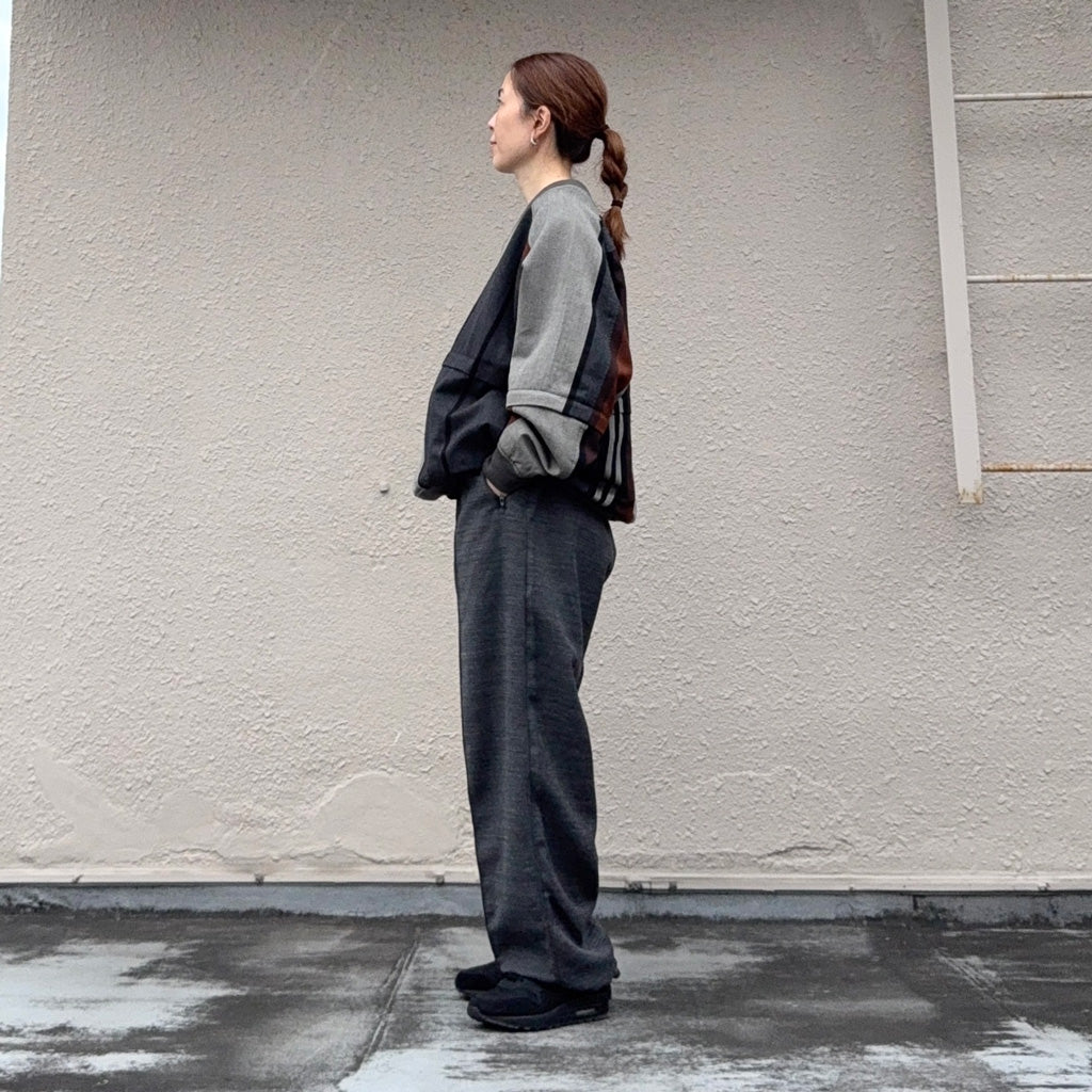 ENGINEERED GARMENTS : Knit Leisure Pant-Tri Blend Jersey Knit (Charcoal)