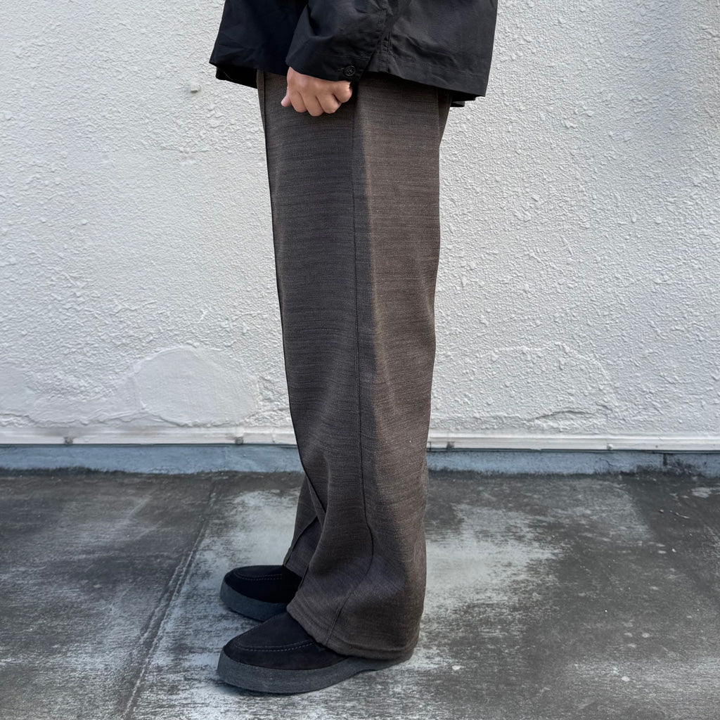 ENGINEERED GARMENTS : Knit Leisure Pant-Tri Blend Jersey Knit (Brown)