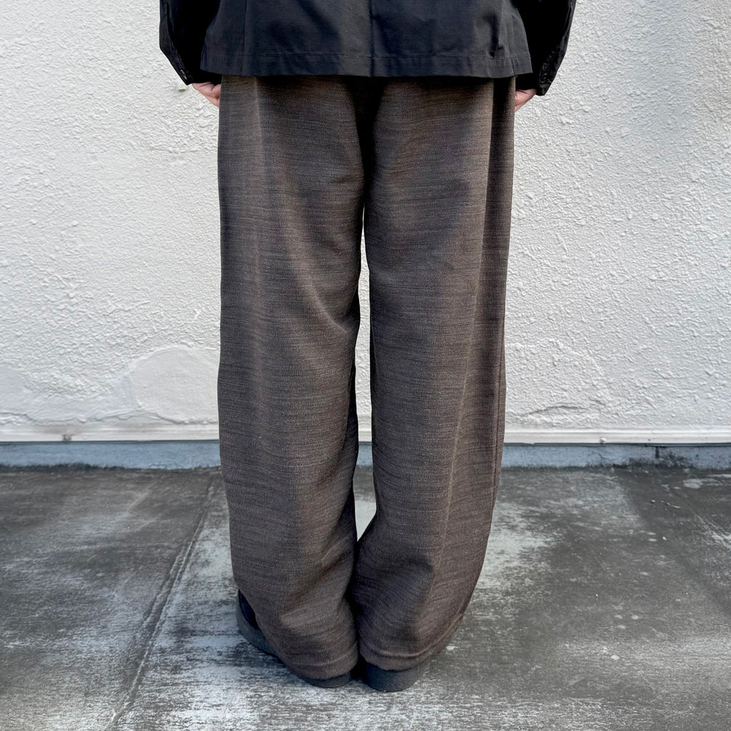 ENGINEERED GARMENTS : Knit Leisure Pant-Tri Blend Jersey Knit (Brown)